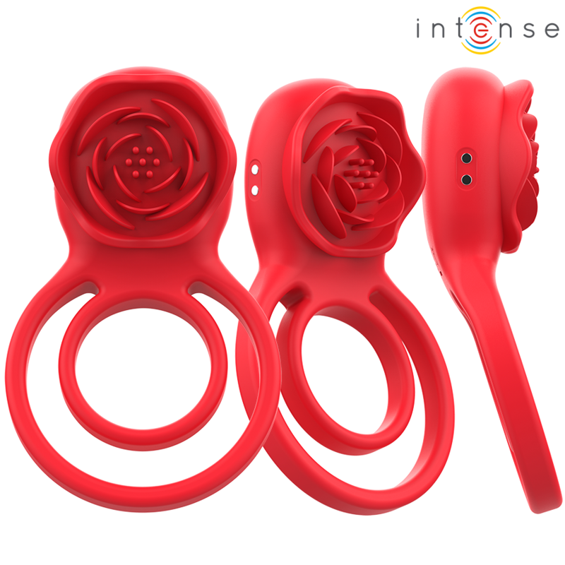 INTENSE - GAIL STIMOLATORE ROSE 10 VIBRAZIONI ROSSO TELECOMANDO Intense Fun