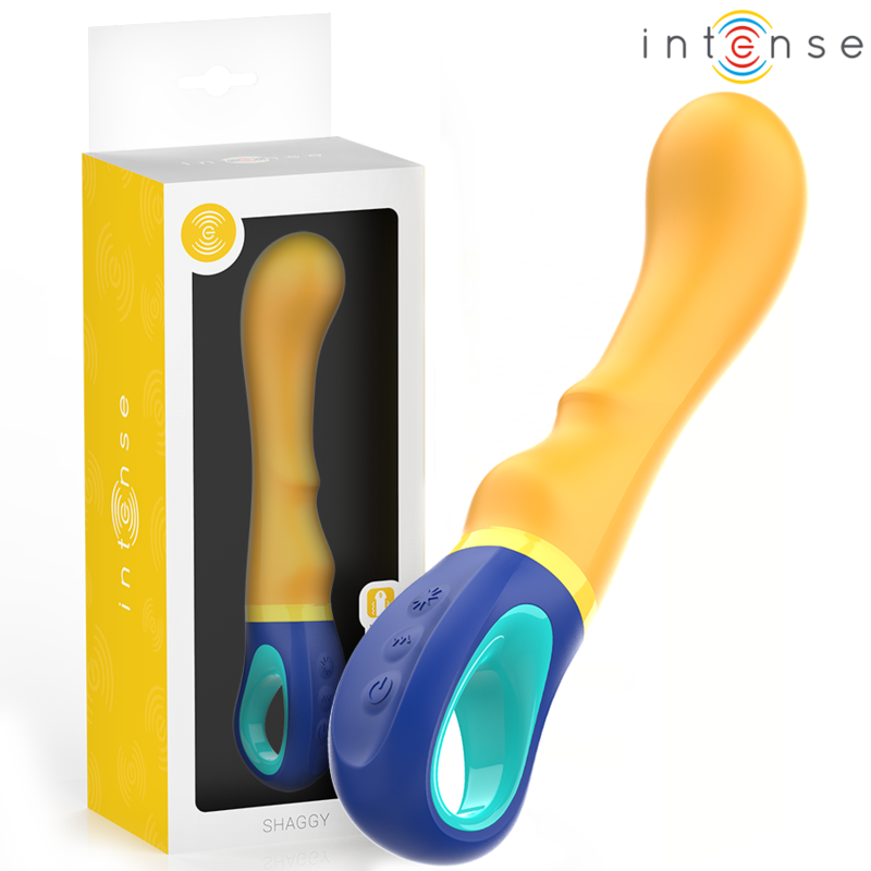 INTENSO - VIBRATORE PUNTO G SHAGGY GIALLO Intense Fun