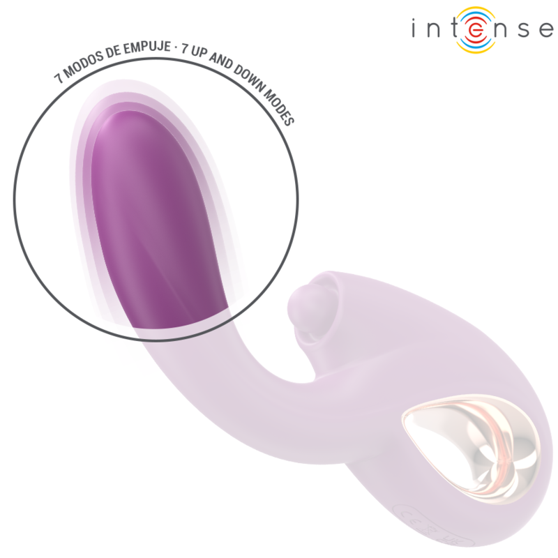 INTENSE - LALI VIBRATORE MULTIFUNZIONE PUNTO G TAPPING & THRUST & VIBRATION VIOLA Intense Fun