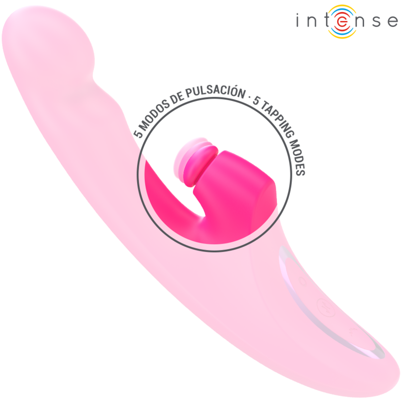 INTENSE - VIBRATORE EMI 13,5 CM MULTIFUNZIONE 3 IN 1 10 VIBRAZIONI ROSA Intense Fun