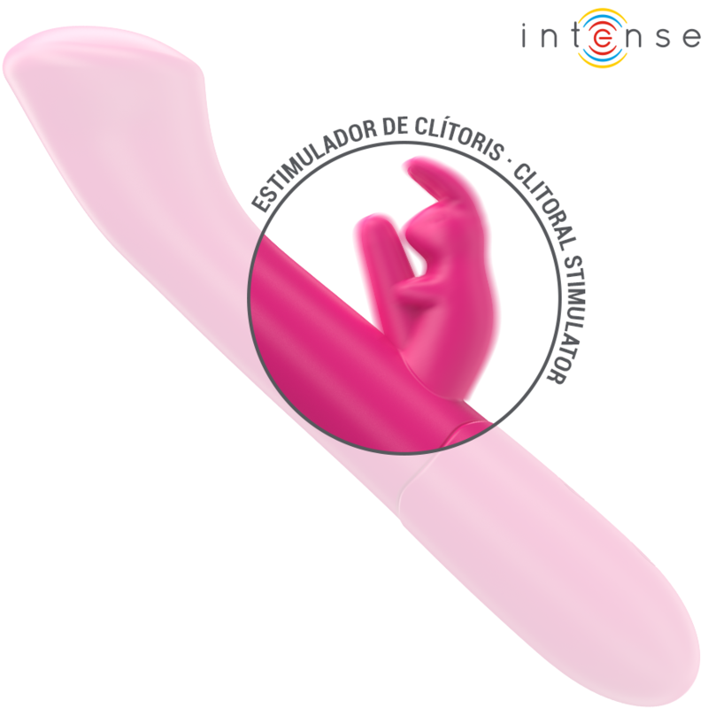 INTENSE - JULIETA VIBRATORE CONIGLIO 18,6 CM 10 VIBRAZIONI ROSA Intense Fun