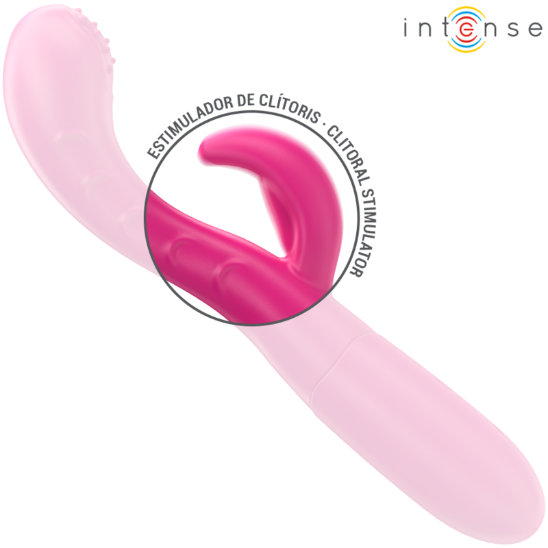 INTENSE - VIBRATORE AMARA CON LINGUA STIMOLANTE 10 VIBRAZIONI ROSA Intense Fun