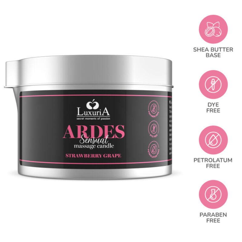 INTIMATELINE LUXURIA - CANDELA DA MASSAGGIO ALL'UVA Intimateline