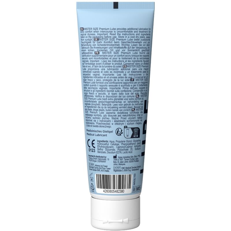 MISTER SIZE - LUBRIFICANTE PREMIUM 100 ML Mister Size