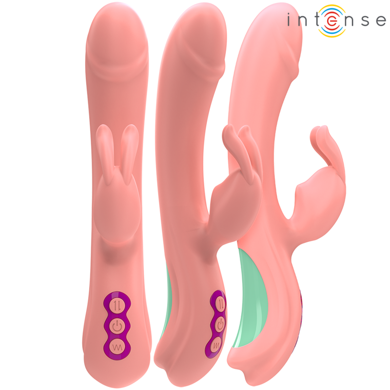 INTENSE - RACHEL RABBIT VIBRATOR 5 VIBRAZIONI ROSA Intense Fun