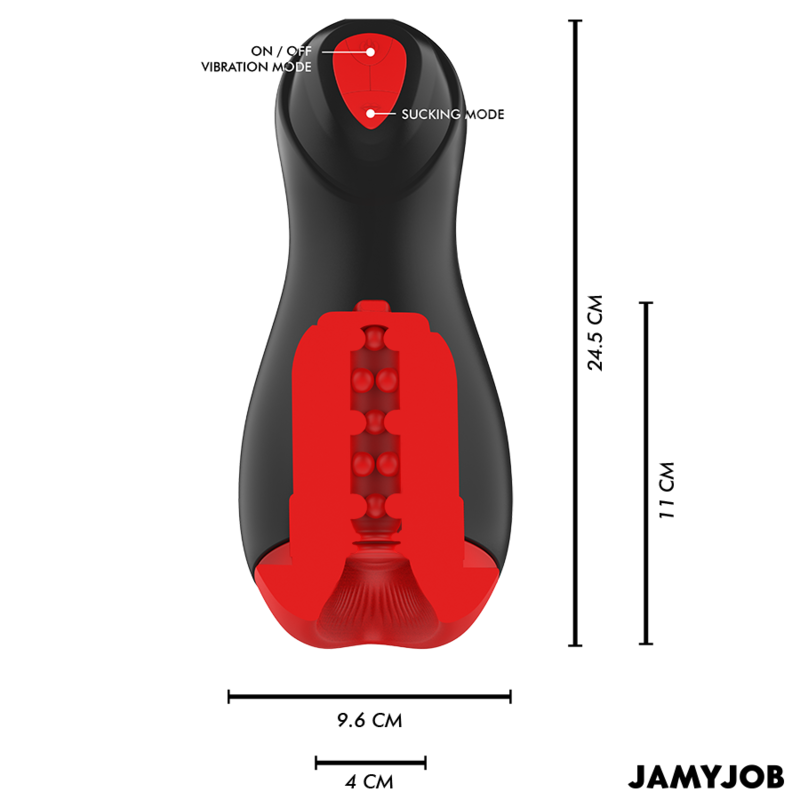JAMYJOB - MASTURBATORE AUTOMATICO CORE-X 5 MODALIT DI ASPIRAZIONE E VIBRAZIONE Jamyjob