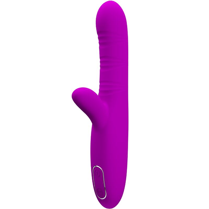 PRETTY LOVE - ANGELIQUE VIBRATORE MULTIFUNZIONE + STIMOLATORE CLITORIDE VIOLA Pretty Love