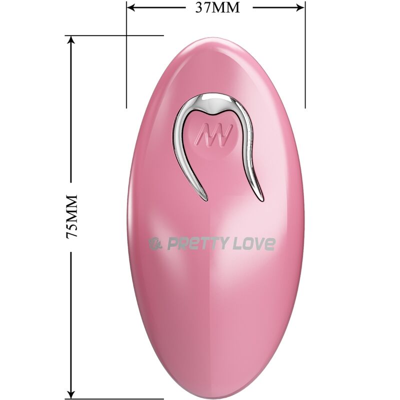PRETTY LOVE - MORSETTI PER CAPEZZOLI CAILEY 10 VIBRAZIONI TELECOMANDO ROSA Pretty Love