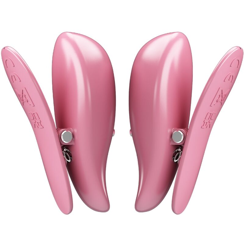PRETTY LOVE - MORSETTI PER CAPEZZOLI CAILEY 10 VIBRAZIONI TELECOMANDO ROSA Pretty Love