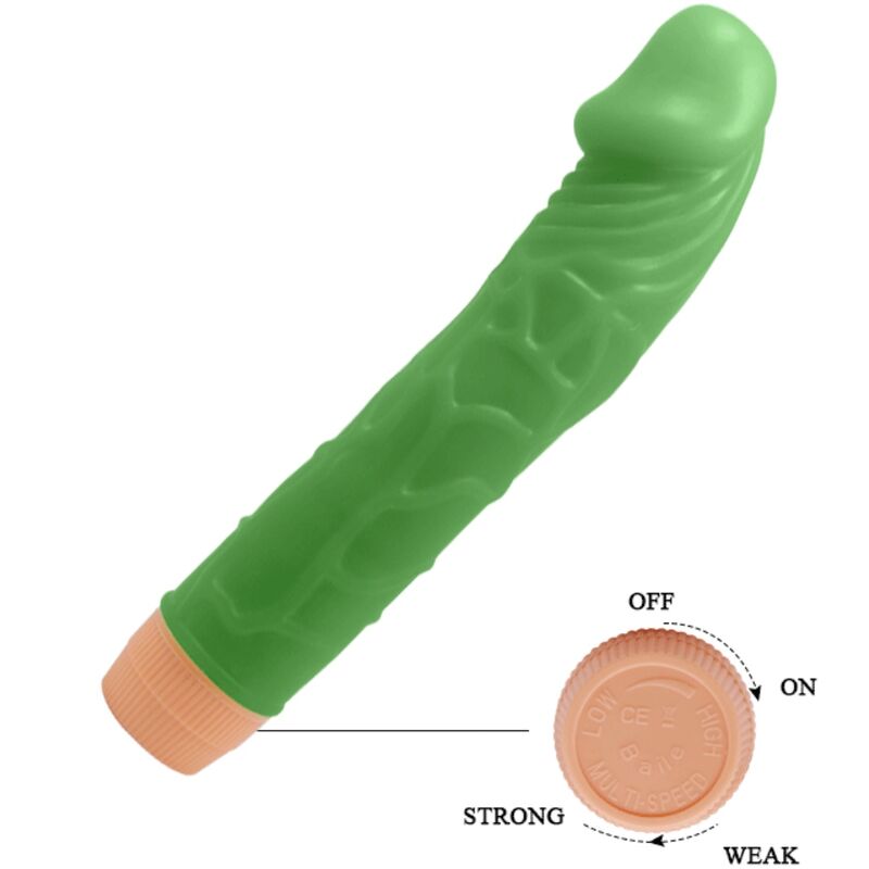 BAILE - BILL VIBRATORE REALISTICO 22,5 CM VERDE Baile