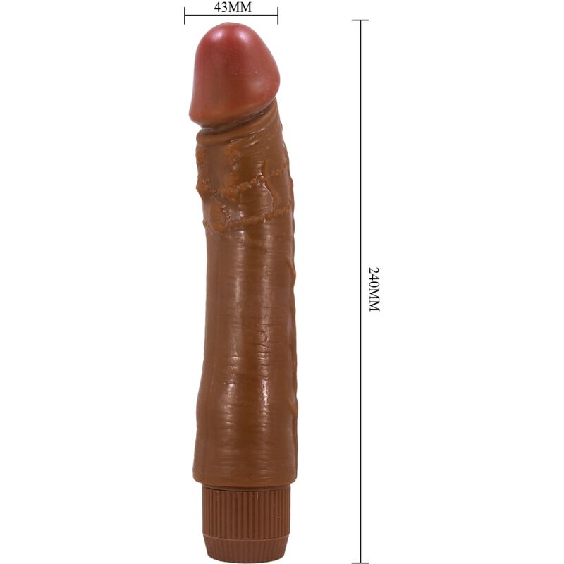 BAILE - DYBBUK VIBRATORE REALISTICO 24 CM MULATTO Baile