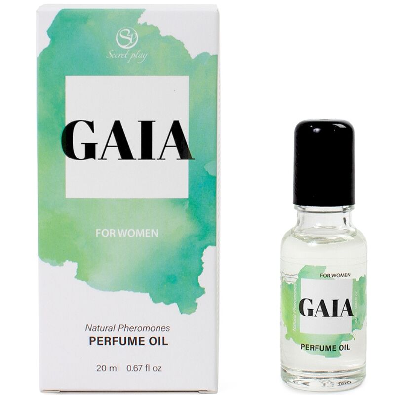 SECRETPLAY - GAIA PROFUMO NATURALE FEROMONI IN OLIO PER DONNA 20 ML Secretplay Cosmetic