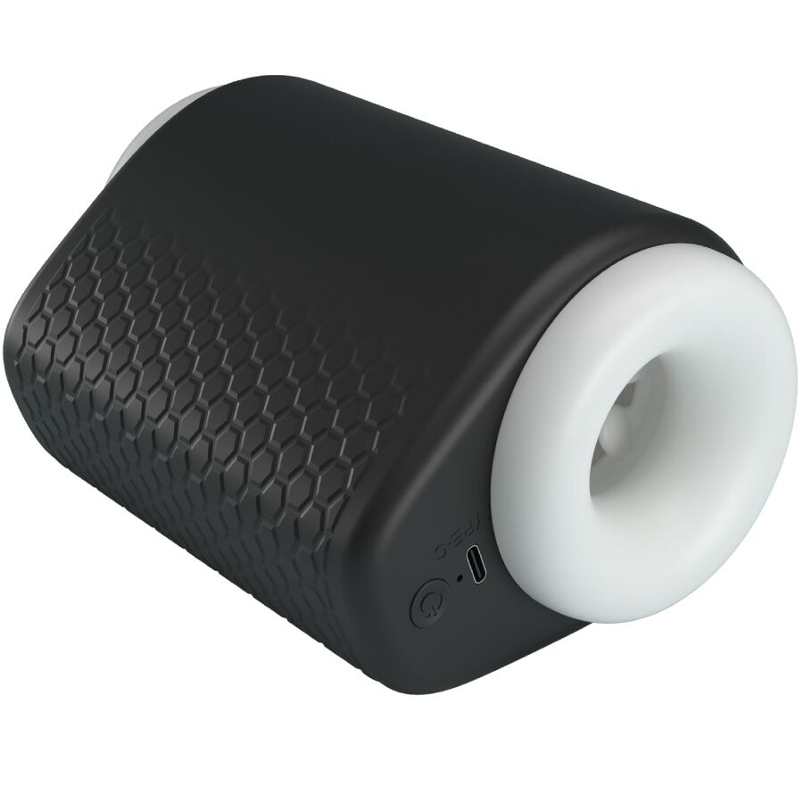 PRETTY LOVE - DJ GIRL MASTURBATORE MASCHILE CON VIBRAZIONE 5 IMPOSTAZIONI NEGRO Pretty Love Male