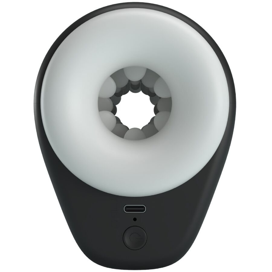 PRETTY LOVE - DJ GIRL MASTURBATORE MASCHILE CON VIBRAZIONE 5 IMPOSTAZIONI NEGRO Pretty Love Male