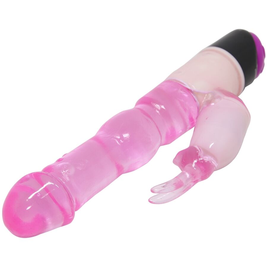 BAILE - ONDE DI PIACERE VIBRATORE FANTASY CON CONIGLIO 23 CM Baile Vibrators