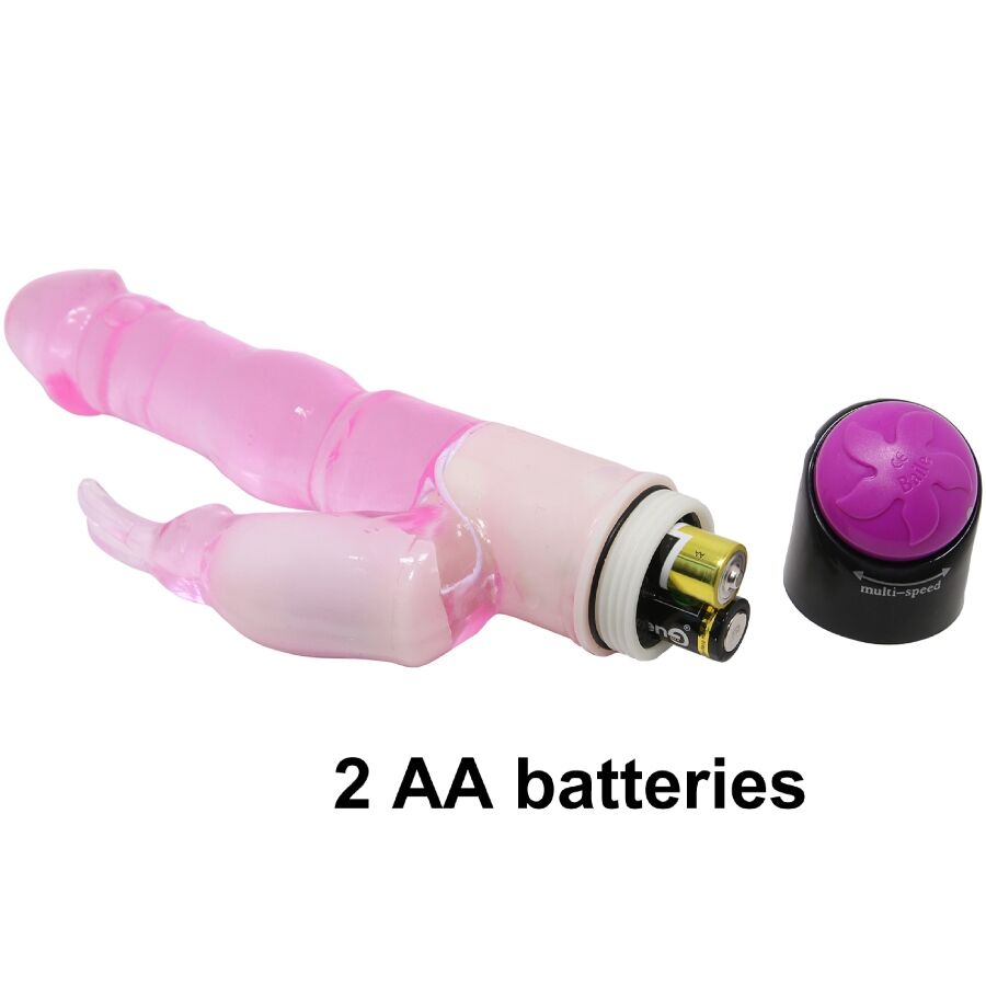 BAILE - ONDE DI PIACERE VIBRATORE FANTASY CON CONIGLIO 23 CM Baile Vibrators