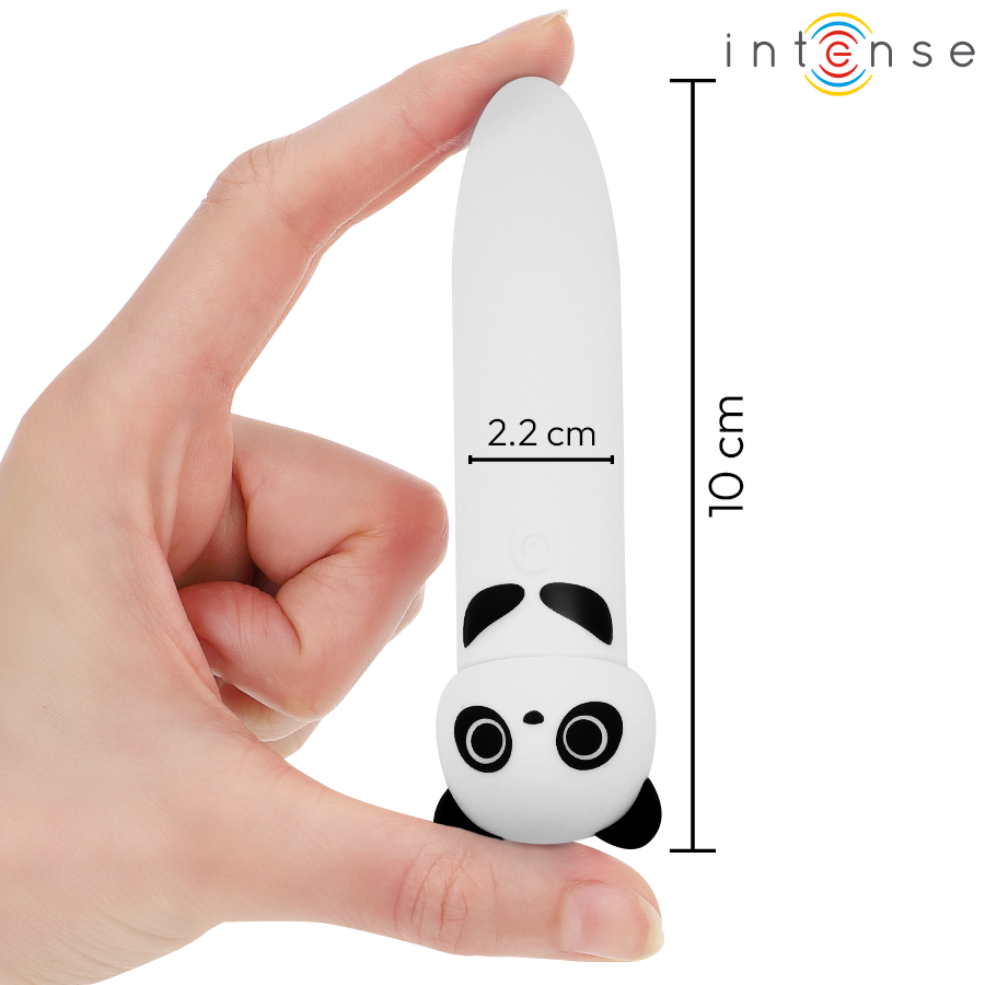 INTENSE - POH PANDA VIBRANTE BULLET RICARICABILE USB 10 X 2,2 CM Intense Fun