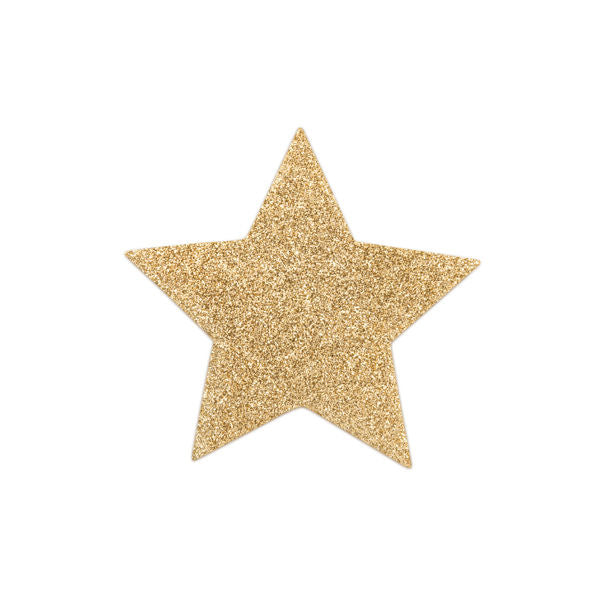 BIJOUX - INDISCRETS COPRI CAPEZZOLI FLASH GOLDEN STAR Bijoux Flash Collection