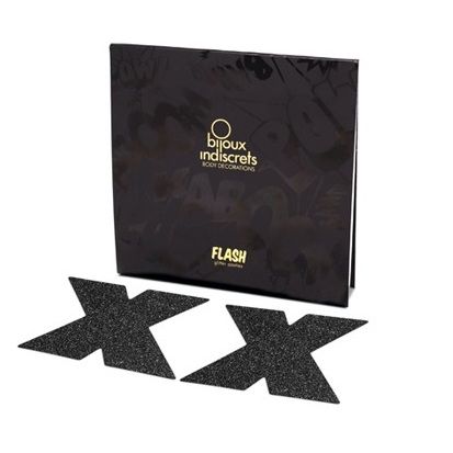 BIJOUX - INDISCRETS FLASH CROSS CAPPUCCI NERI Bijoux Flash Collection