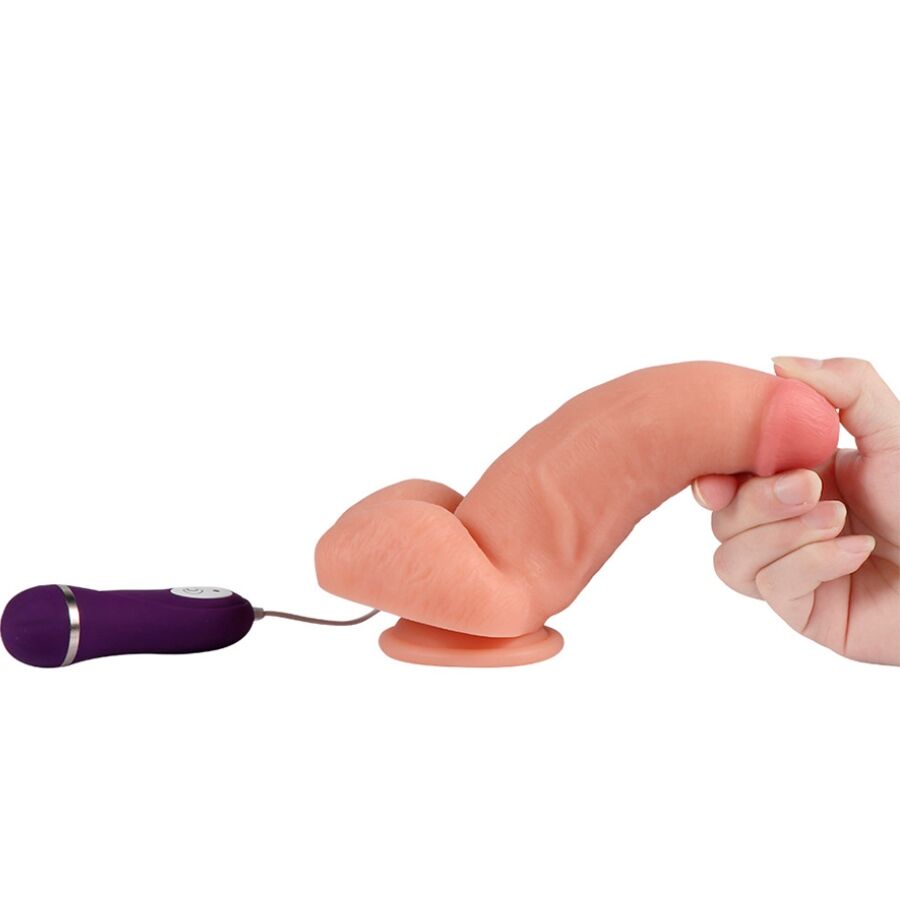 SHEQU - DILDO VIBRATORE AQUILA ROSSA CON TELECOMANDO 17 CM Shequ