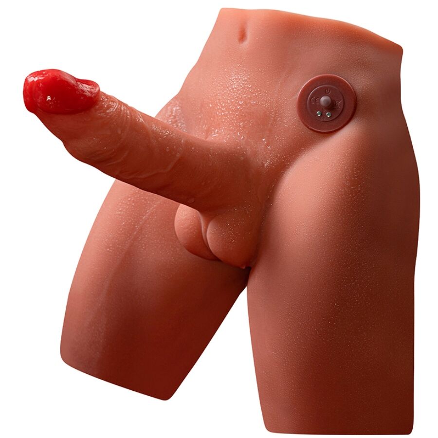 XISE - JASON DILDO MASTURBATORE REALISTICO CON SPINTA E VIBRAZIONE 17 CM Xise