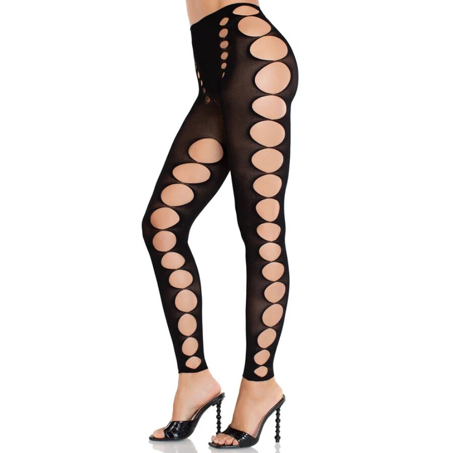 LEG AVENUE - CALZE COPRENTI SENZA CUCITURE SENZA SPALLINE NERE Leg Avenue Hosiery