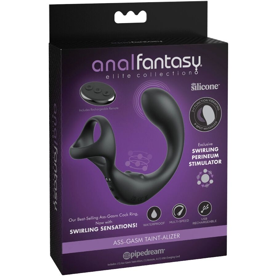 ANAL FANTASY ELITE COLLECTION - MASSAGGIATORE ANALE VIBRANTE CON TELECOMANDO Anal Fantasy Elite Collection
