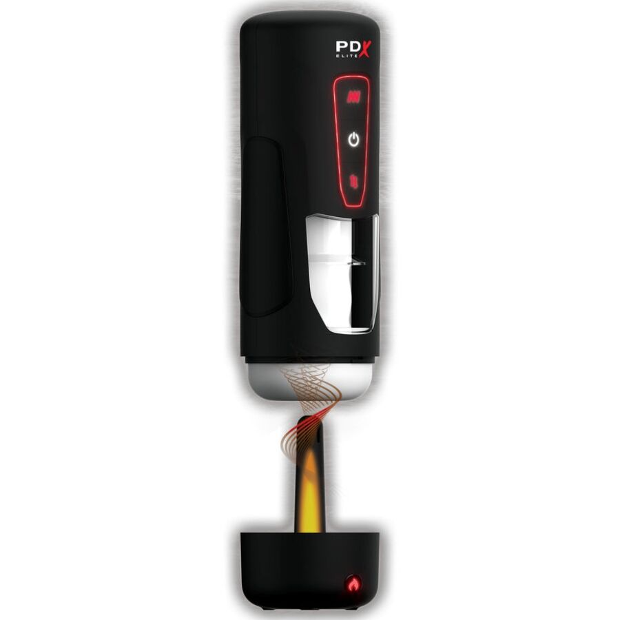 PDX ELITE - MASTURBATORE AUTOMATICO MILK ME HOTTER CON VIBRAZIONE A SPINTA E EFFETTO CALORE Pdx Elite