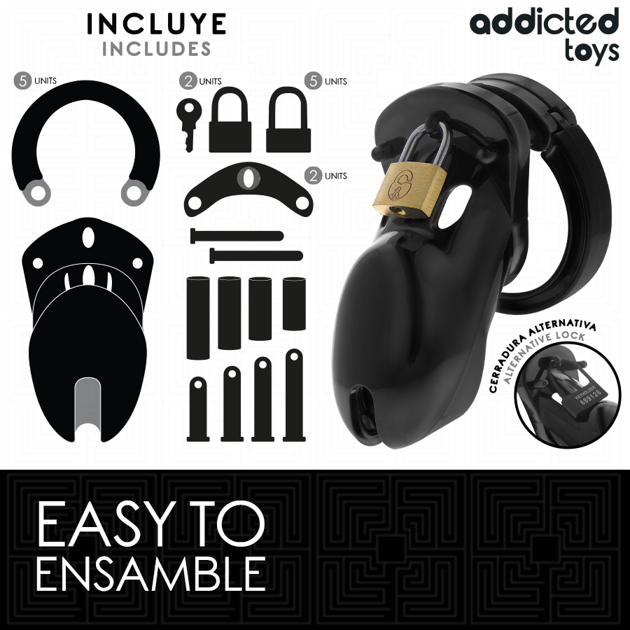 ADDICTED TOYS LOCKED - GABBIA PER PENE FORBIDDEN VAULT 10 CM Addicted Toys Locked