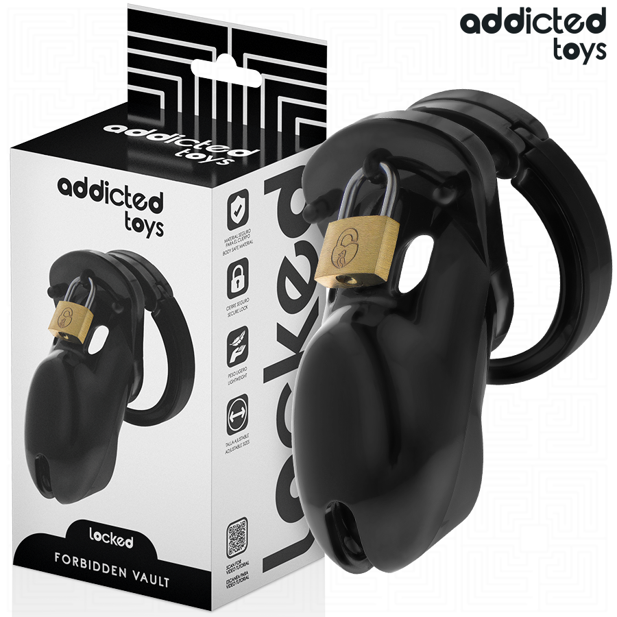 ADDICTED TOYS LOCKED - GABBIA PER PENE FORBIDDEN VAULT 10 CM Addicted Toys Locked