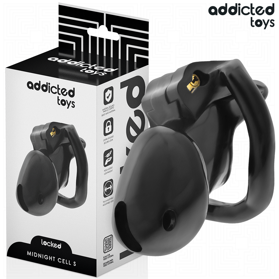 ADDICTED TOYS LOCKED - MINDNIGHT CELL GABBIA PER PENE TAGLIA S Addicted Toys Locked
