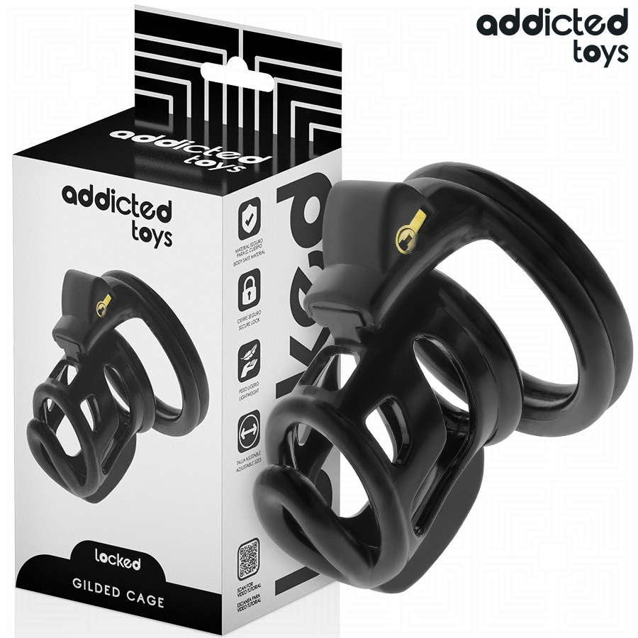 ADDICTED TOYS LOCKED - GABBIA PER PENE GILDEN CAGE 8,5 CM Addicted Toys Locked