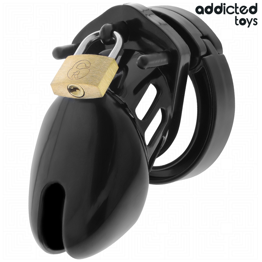 ADDICTED TOYS LOCKED - GABBIA PER PENE OBSIDIAN HOLD TAGLIA S Addicted Toys Locked