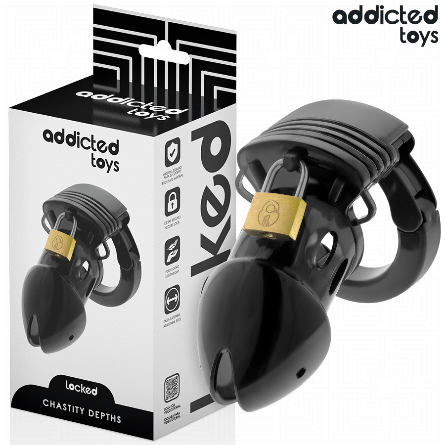 ADDICTED TOYS BLOCCATO - GABBIA PER PENE PROFONDA DI CASTIT 7,5 CM Addicted Toys Locked