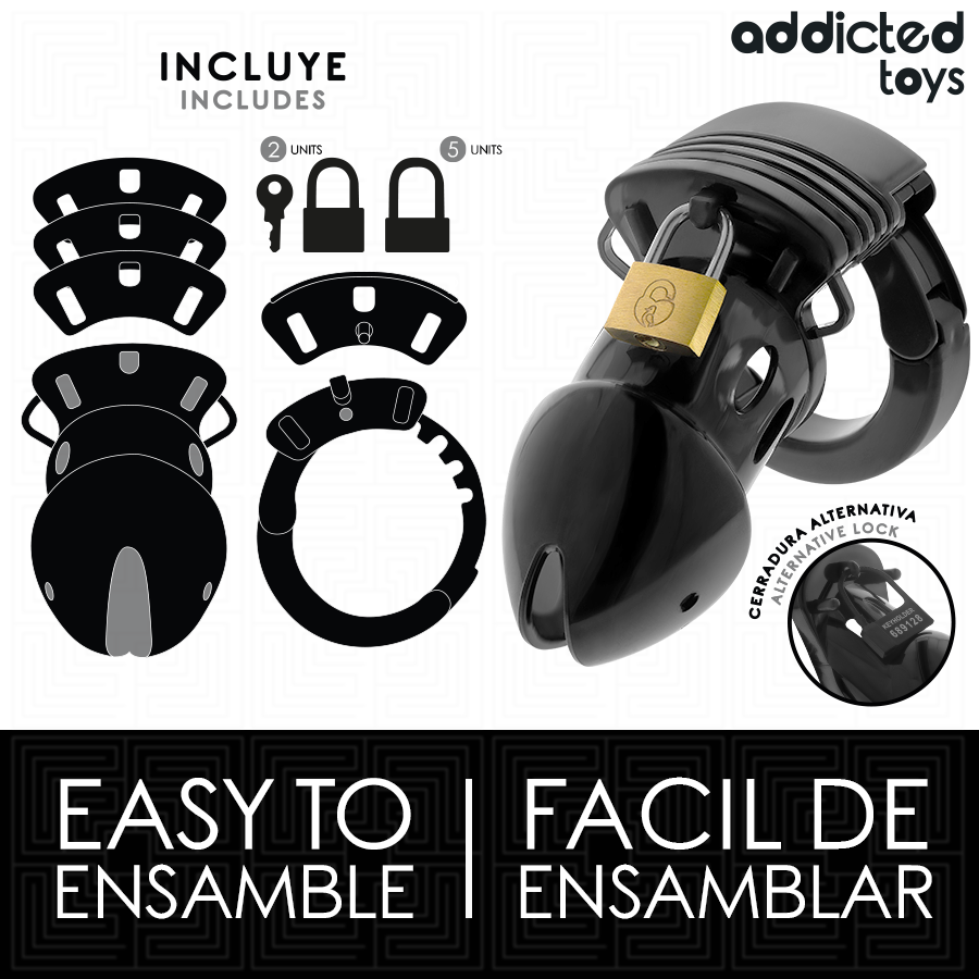 ADDICTED TOYS BLOCCATO - GABBIA PER PENE PROFONDA DI CASTIT 7,5 CM Addicted Toys Locked