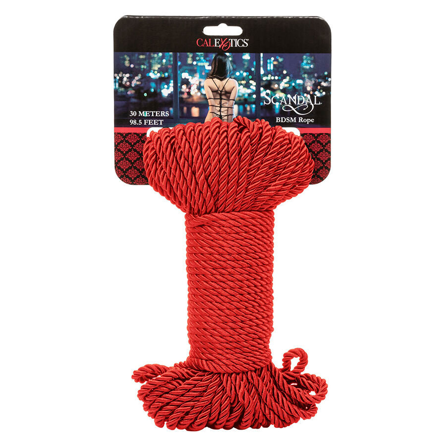 CALEXOTICS - SCANDAL CORDA ROSSA BDSM 30 M Calexotics