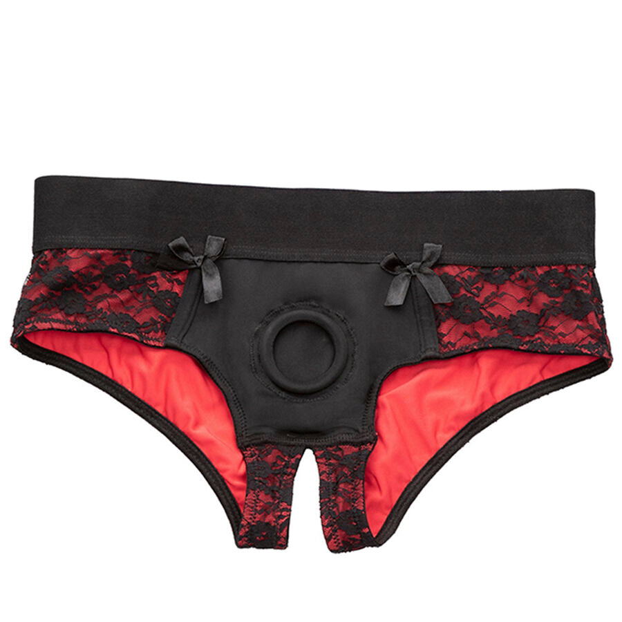 CALEXOTICS - SCANDALO SET DI SLIP SENZA CAVALLO CON DILDO TAGLIA L/XL Calexotics