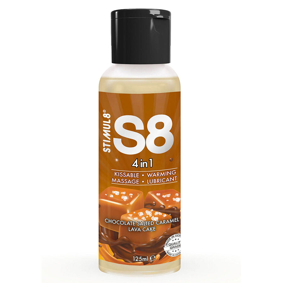 STIMUL8 - S8 LUBRIFICANTE 4 IN 1 AL CIOCCOLATO E CARAMELLO SALATO 125 ML Stimul8