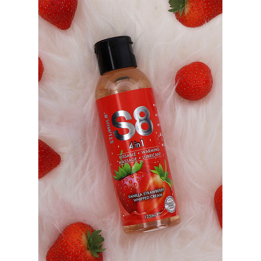 STIMUL8 - S8 LUBRIFICANTE 4 IN 1 AL DESSERT ALLA FRAGOLA 125 ML Stimul8