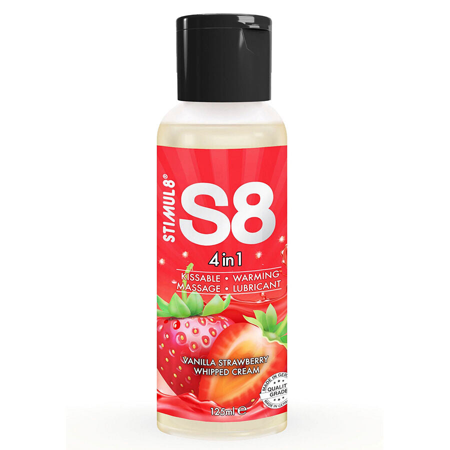 STIMUL8 - S8 LUBRIFICANTE 4 IN 1 AL DESSERT ALLA FRAGOLA 125 ML Stimul8