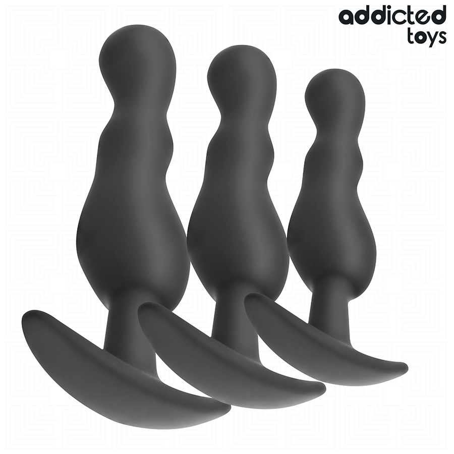 ADDICTED TOYS - SET DI 3 TAPPI ANALI MODELLO 1 Addicted Toys