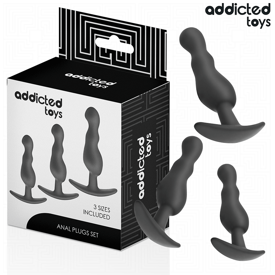 ADDICTED TOYS - SET DI 3 TAPPI ANALI MODELLO 1 Addicted Toys
