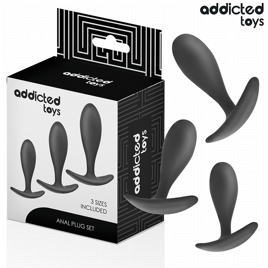 ADDICTED TOYS - SET DI 3 TAPPI ANALI MODELLO 2 Addicted Toys