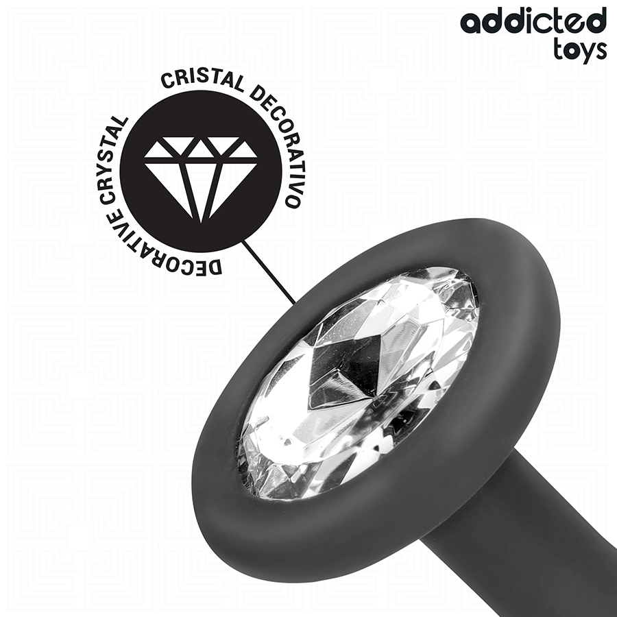 ADDICTED TOYS - SET DI 3 TAPPI ANALI CON GIOIELLO Addicted Toys