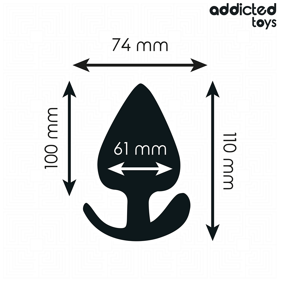 ADDICTED TOYS - TAPPO ANALE TAGLIA XXL 11 CM Addicted Toys