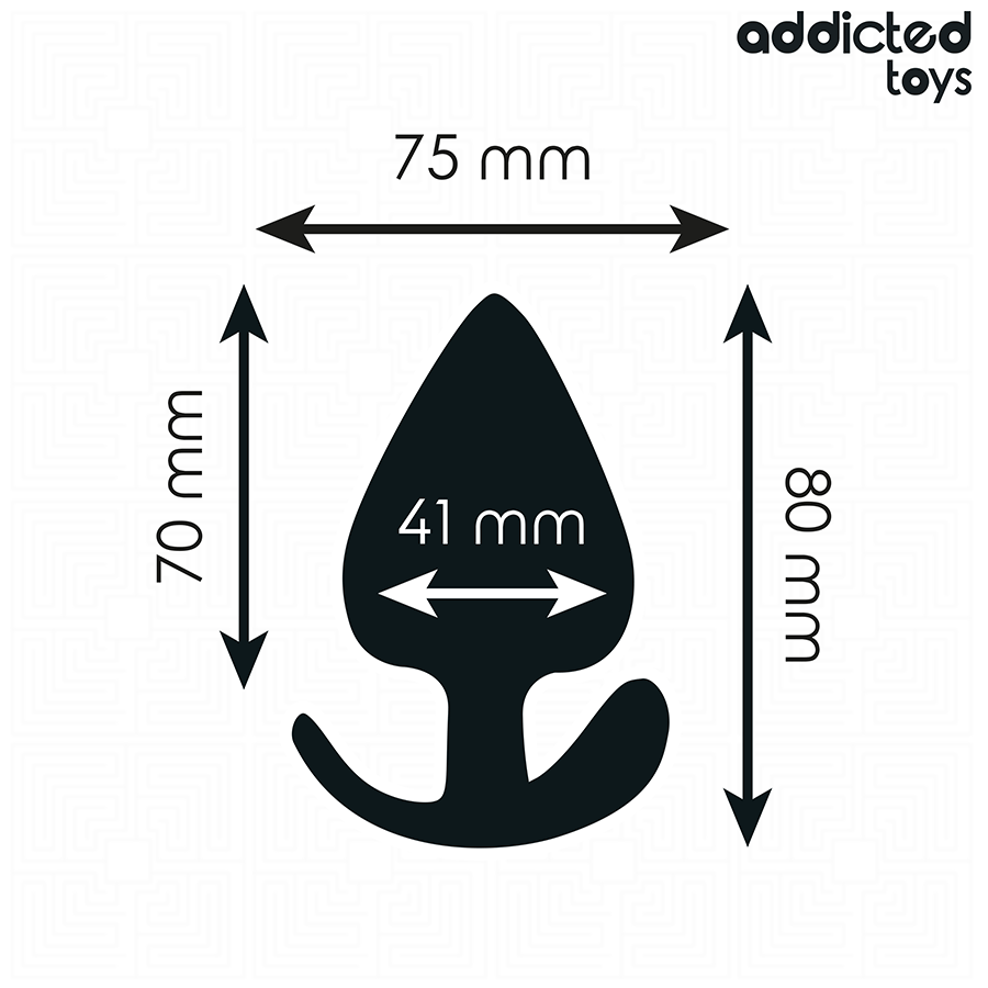 ADDICTED TOYS - TAPPO ANALE TAGLIA L 8 CM Addicted Toys