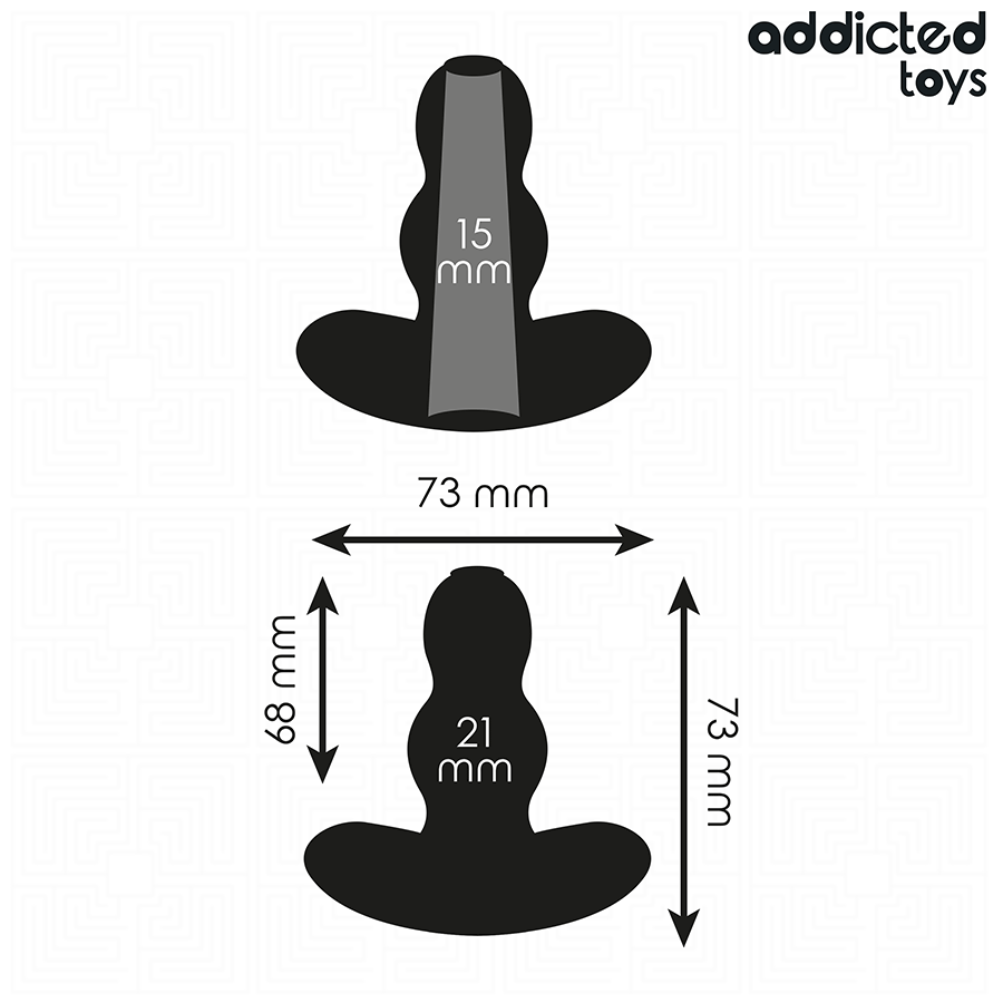 ADDICTED TOYS - TAPPO ANALE CAVO TAGLIA S 7,3 CM Addicted Toys