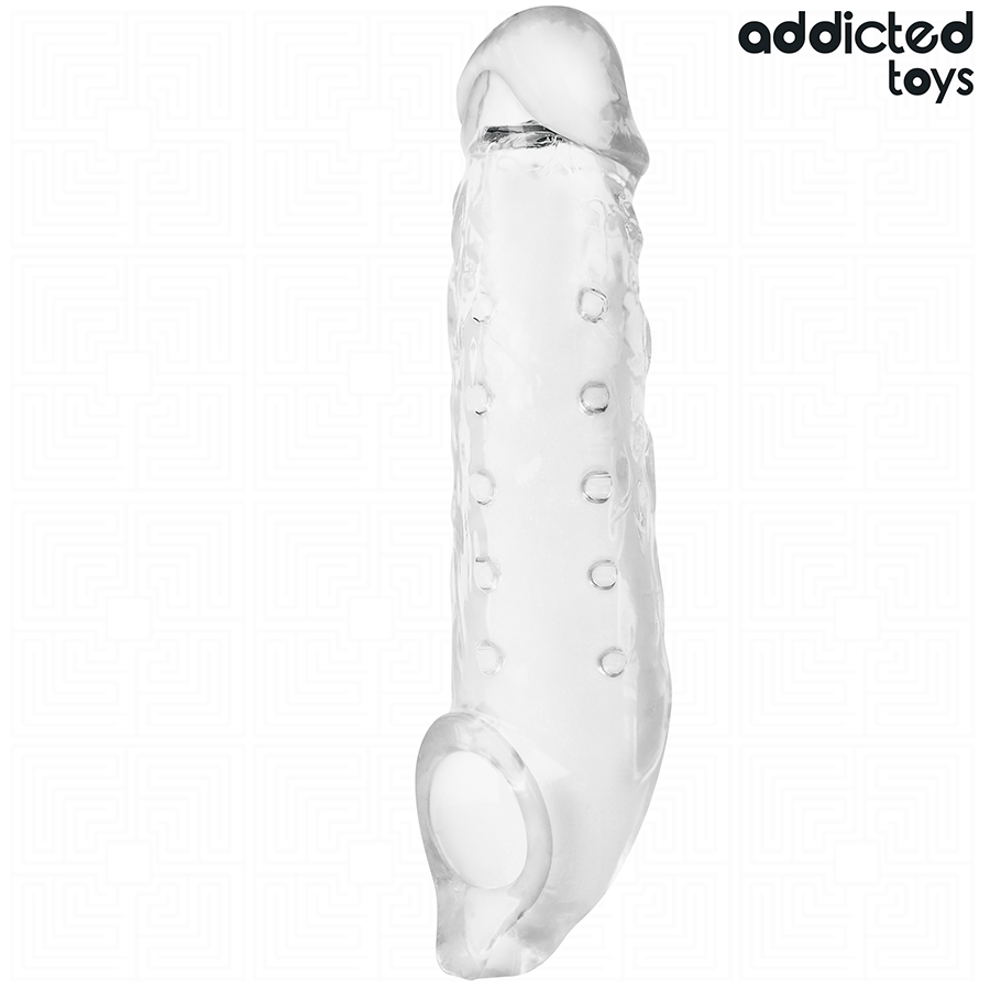 ADDICTED TOYS - GUAINA PER PENE TRASPARENTE TAGLIA M 27 CM Addicted Toys