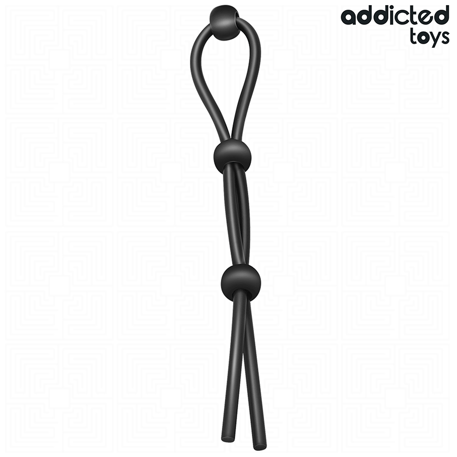 ADDICTED TOYS - CORDA IN SILICONE PER IL PENE A TRIPLO ANELLO Addicted Toys
