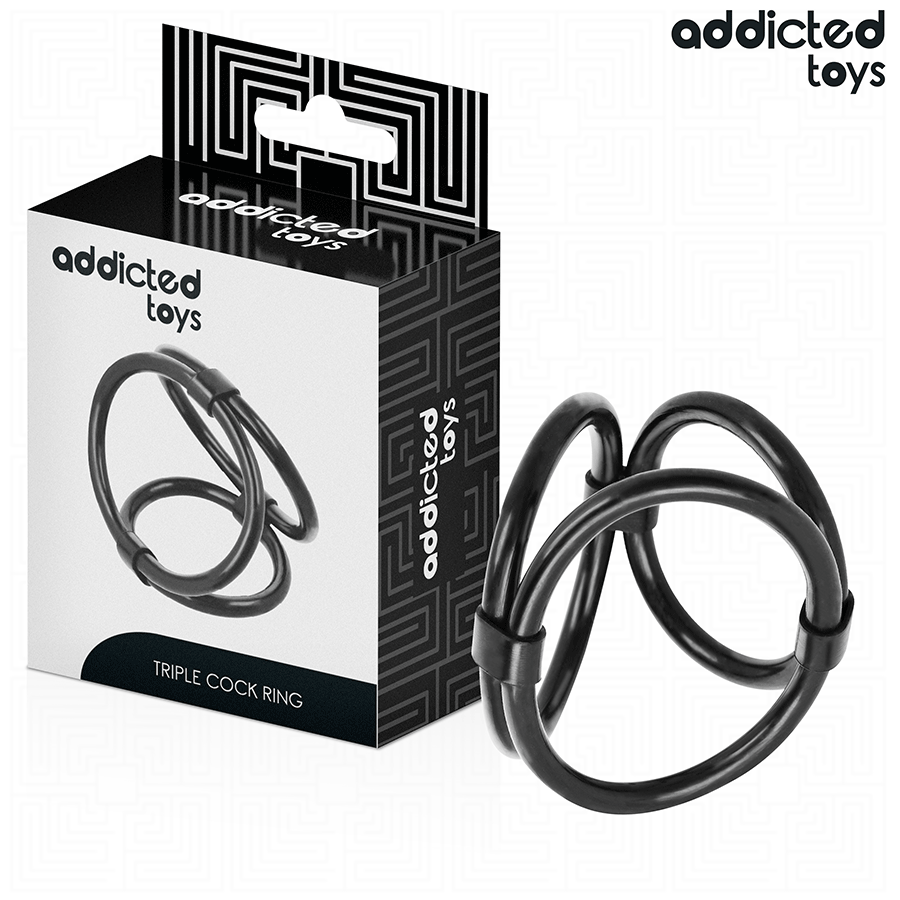 ADDICTED TOYS - ANELLO PER PENE TRIPLO Addicted Toys